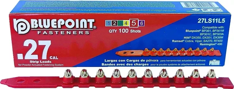 0.27 In. D X 4.5 In. L Plastic Strip Head Strip Loads 100 Pk