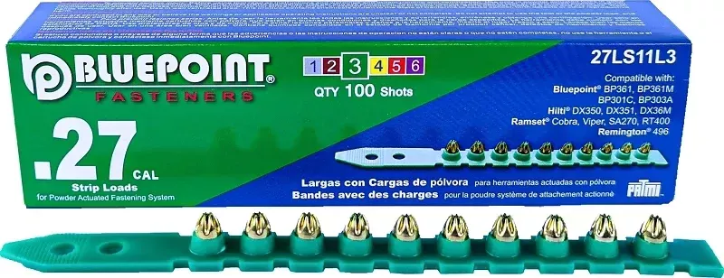 0.27 In. D X 7 In. L Plastic Strip Head Strip Loads 100 Pk