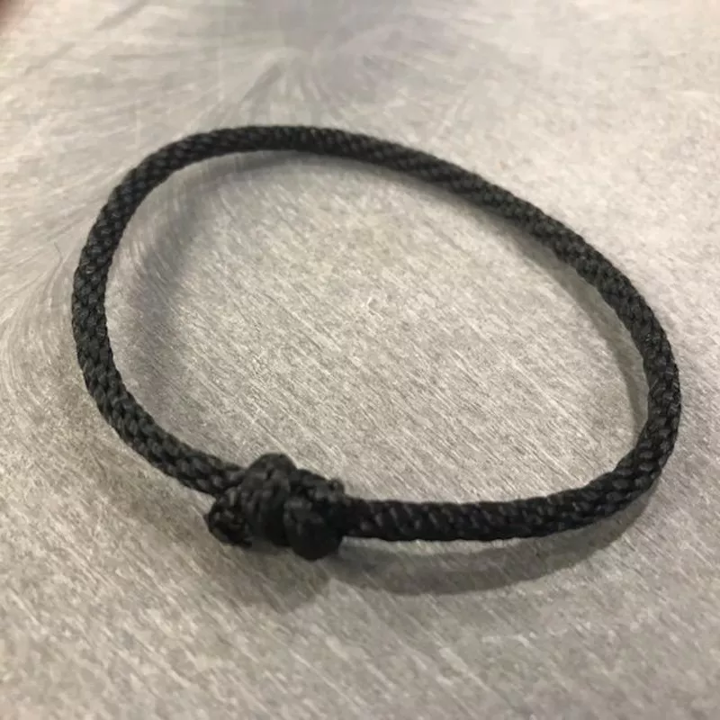 1/8″ x 4″ Loop – Solid Braid Polyester Black