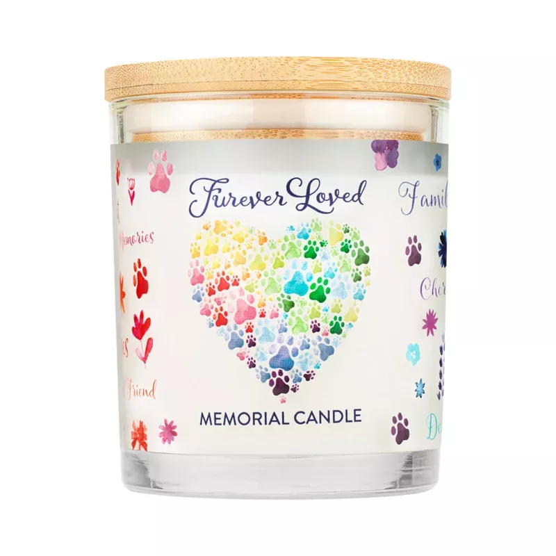 100% Plant-Based Wax Candle, Furever Loved Memorial – 9 oz