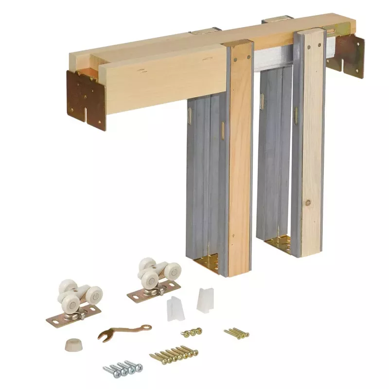 1500pf Series Aluminum Pocket Door Frame Kit 1 Pk