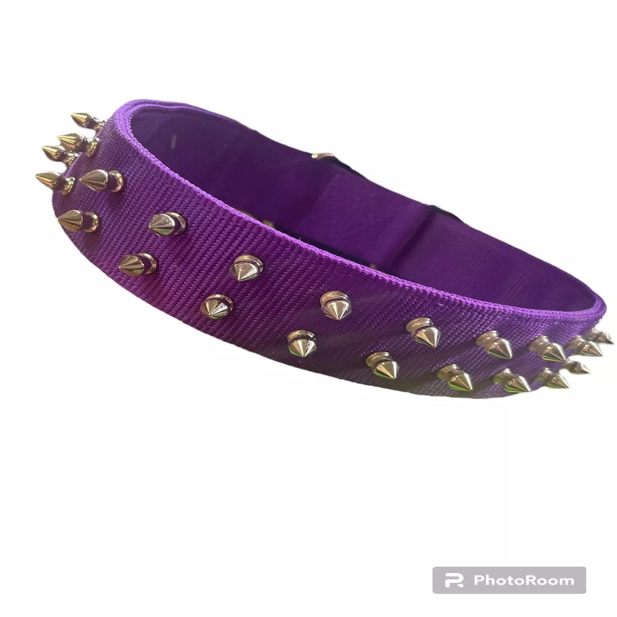 18” PET COLLAR – PURPLE SPIKE