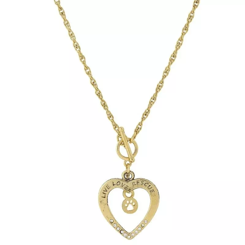 1928 Jewelry Live Love Rescue Necklace