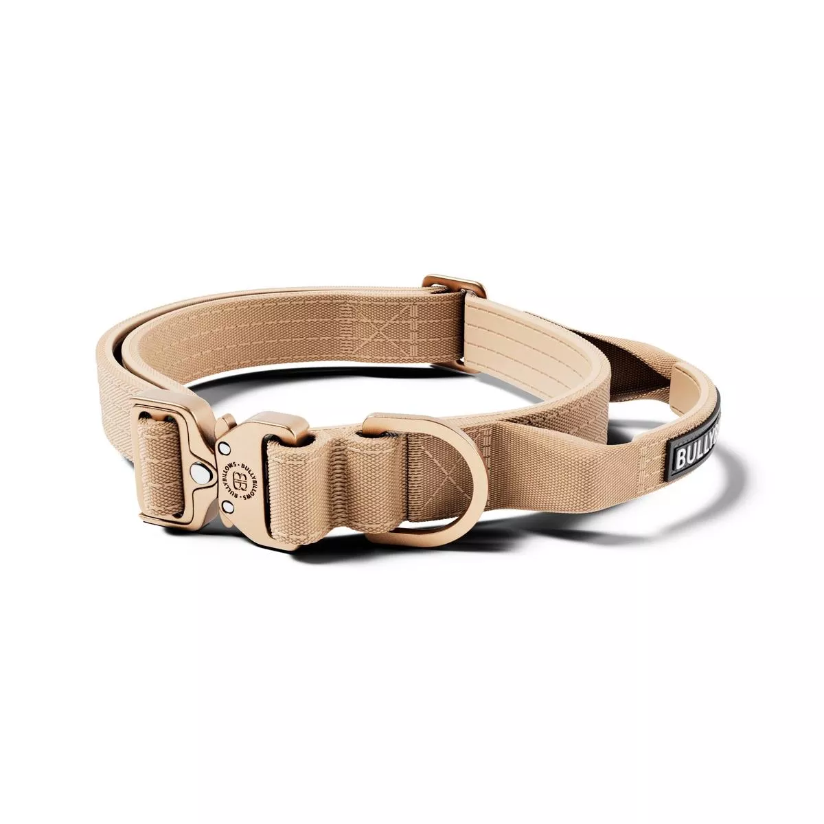 2.5cm Lighter Combat Collar | Handle & Rated Clip – Tan x Tan