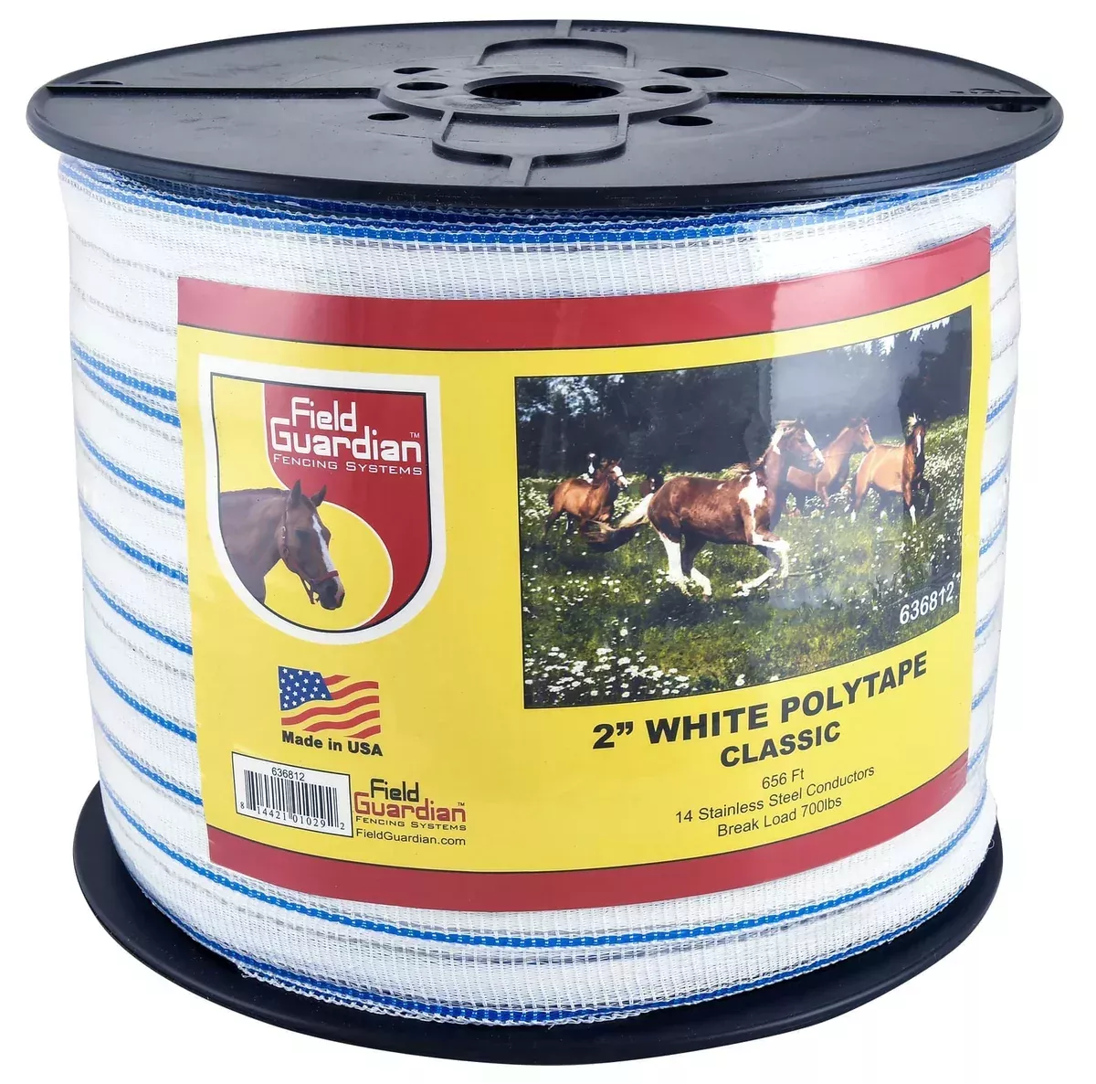 2" Classic Fencing Poly Tape, 656 ft