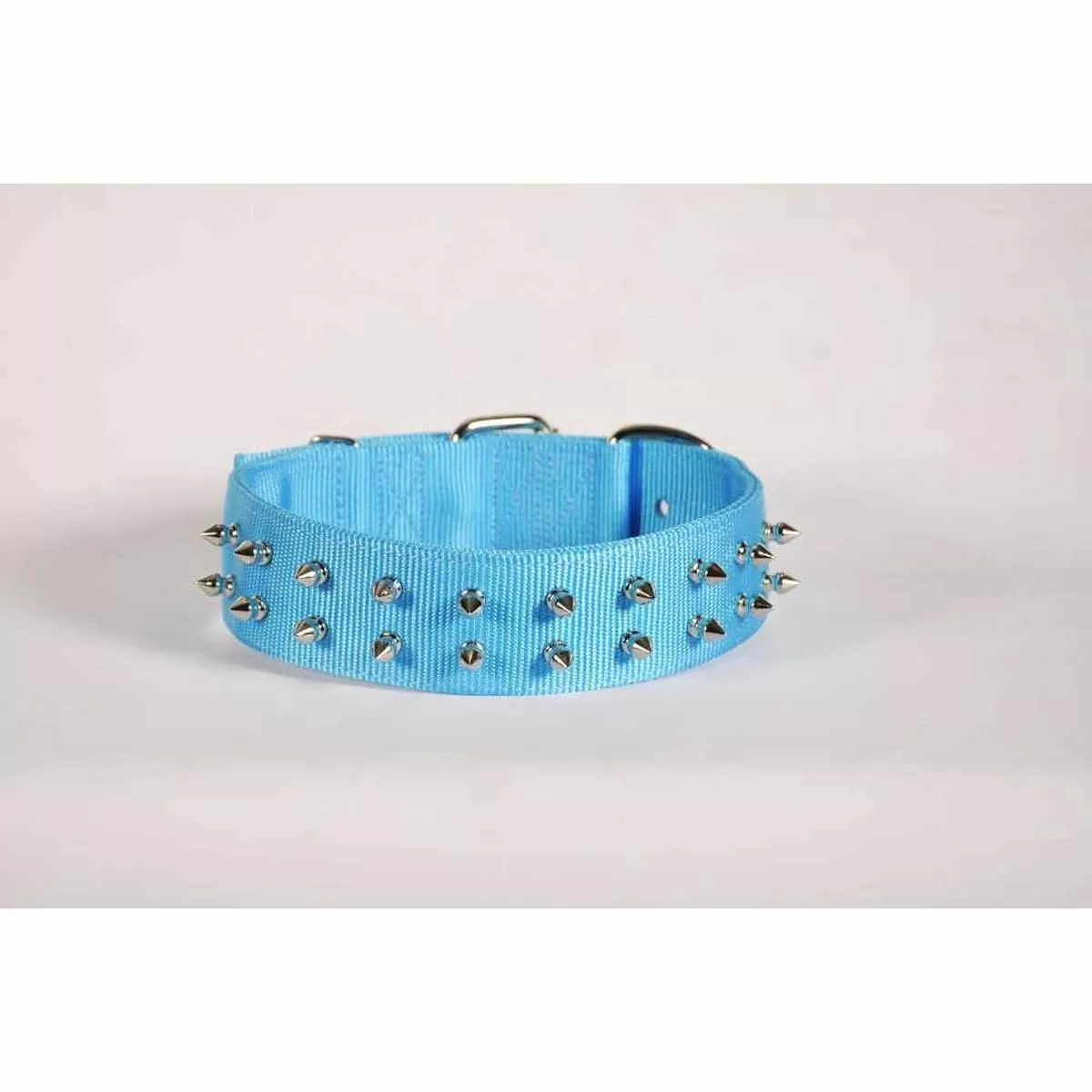 20” PET COLLAR -TURQUOISE- SPIKE