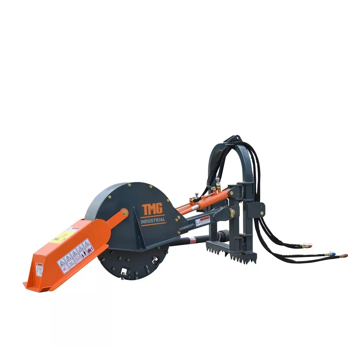 26″ 3-Point Hitch Stump Grinder, Category 1 & 2 Hookup, Driveline Shaft Included, 30-50 HP Tractor, TMG-TSG26