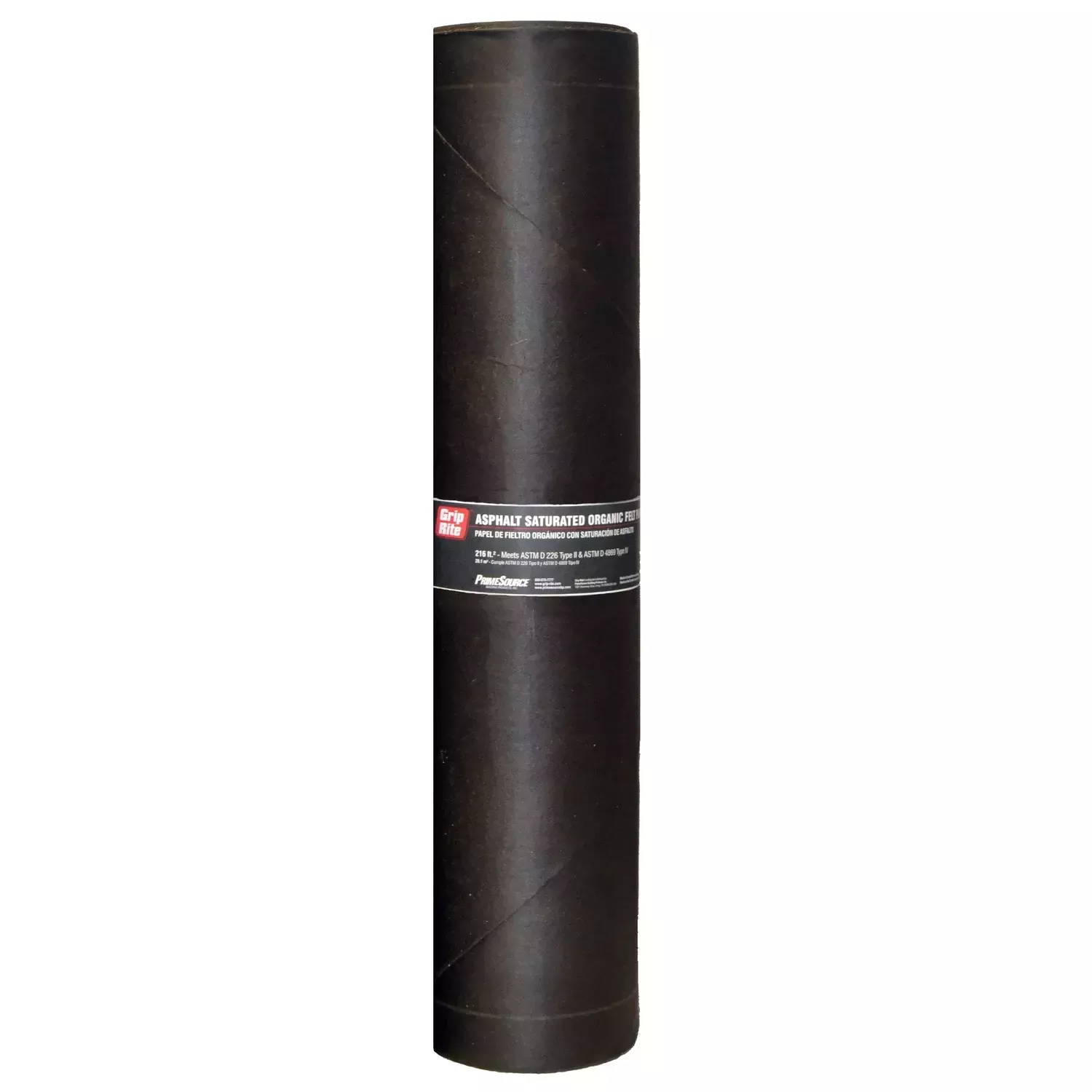 3 Ft. W X 72 Ft. L Asphalt Smooth Saturated Organic Felt Paper 30 Lb Black