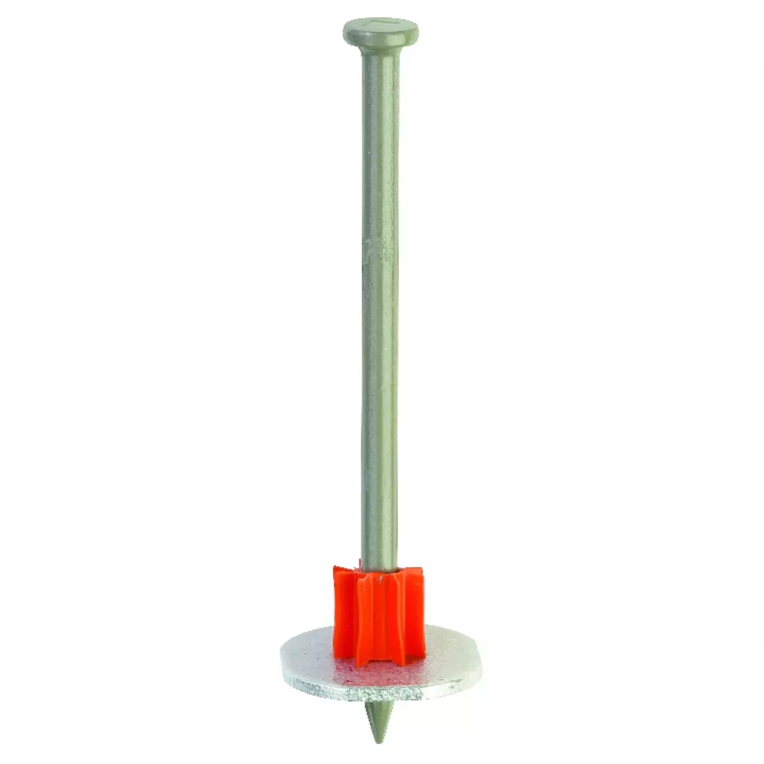 .3 In. D X 2-1/2 In. L Steel Flat Head Drive Pin With Washer 100 Pk