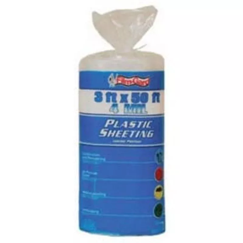4-Mil Polyethylene Sheeting, Clear, 3 x 50-Ft. | Best Sellers