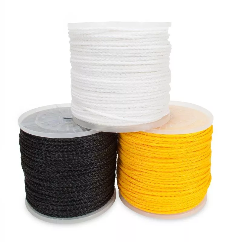 5/16″ Hollow Braid Polypropylene Yellow