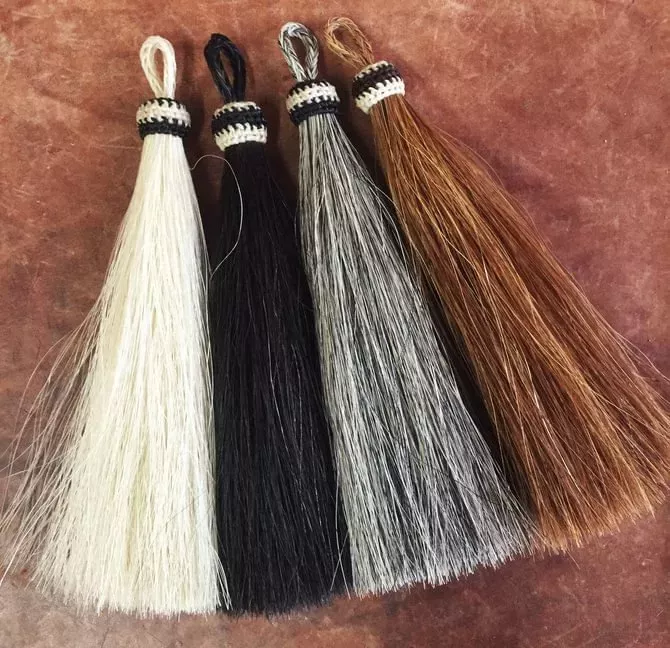 5 Star Horsehair Shufly Tassel 6, Assorted Colors, Sold Individually