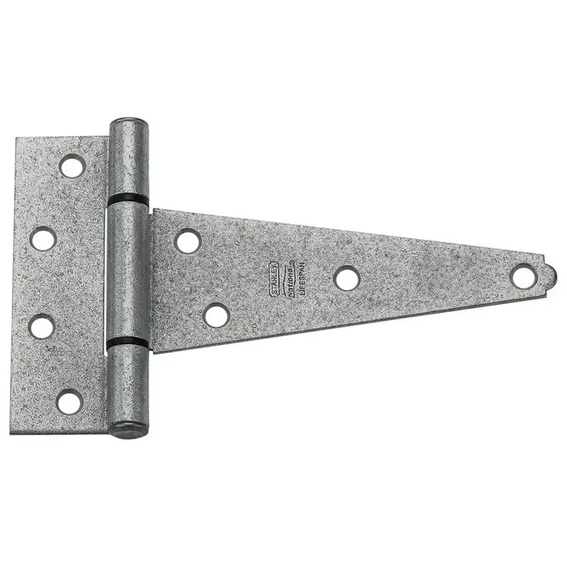 6 In. L Galvanized Extra Heavy Duty T-hinge 1 Pk