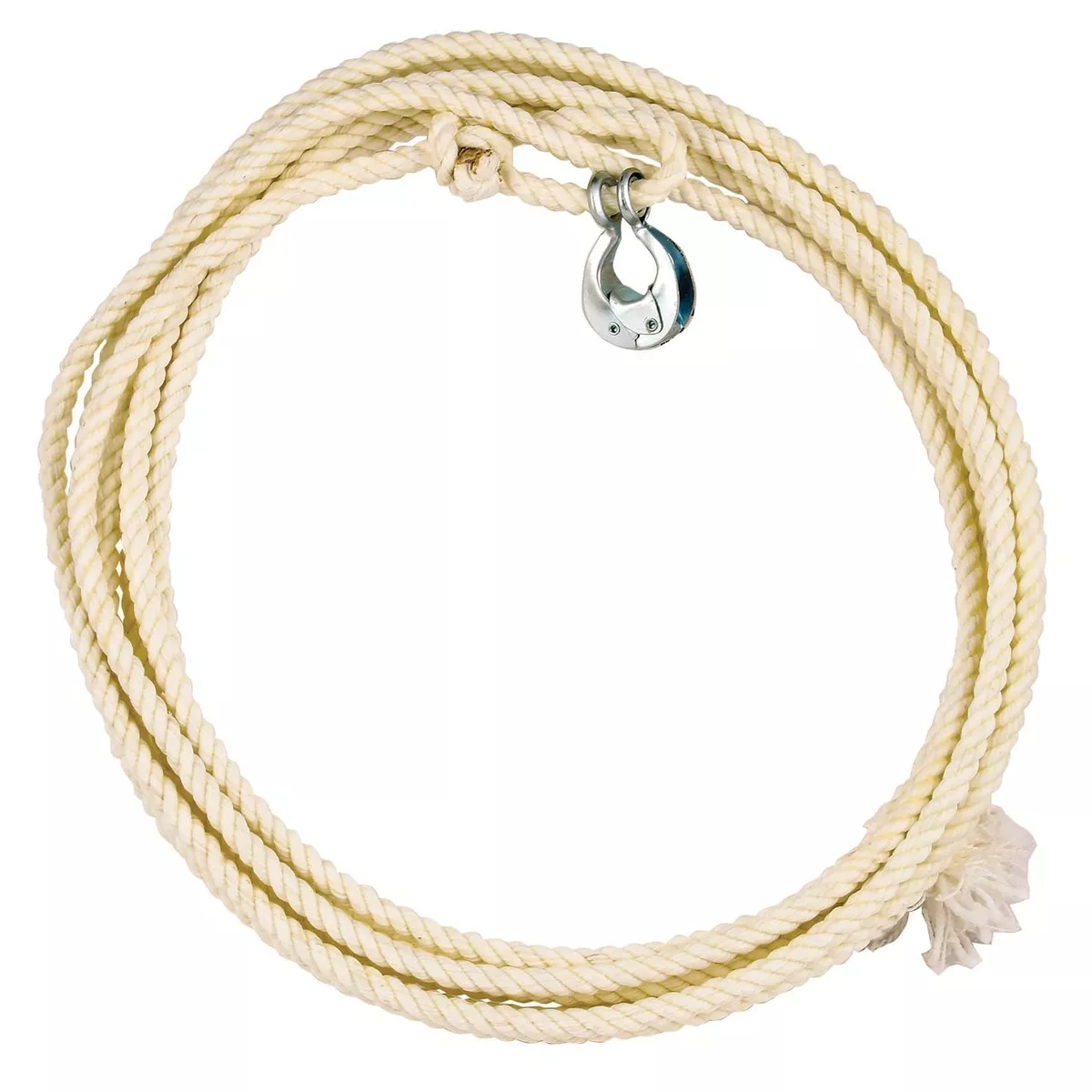 7/16" Nylon Ranch Rope with Quick Release, 30'