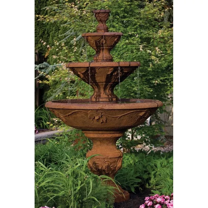 78″ Four Tier Harvest Fountain | Statuary