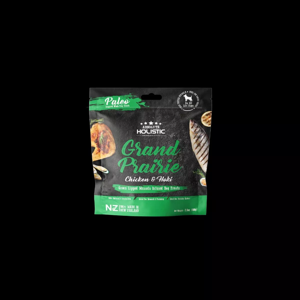 Absolute Holistic Air Dried Dog Treats | Chicken & Hoki 200g