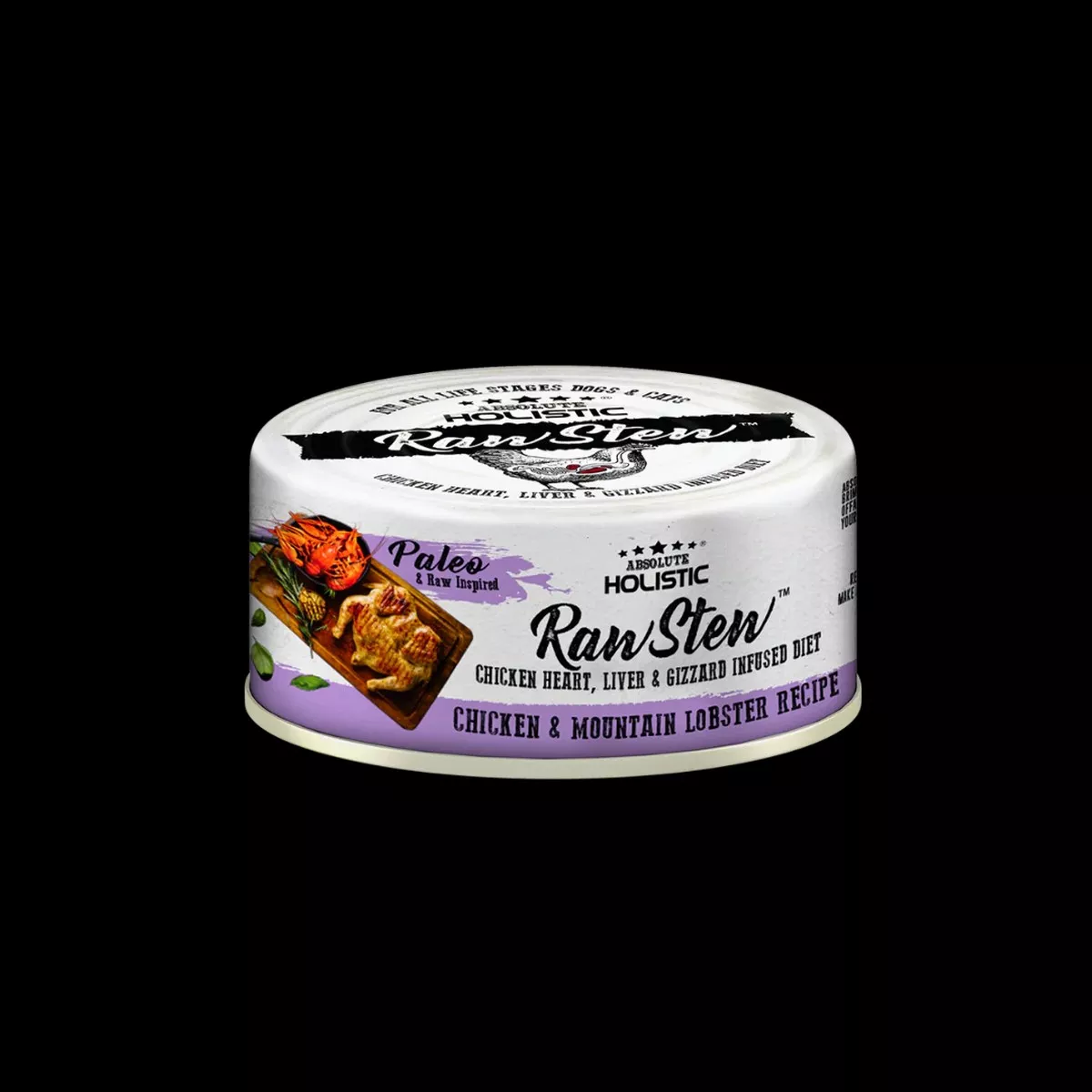 Absolute Holistic Wet Cat & Dog Food Raw Stew | Chicken & Lobster