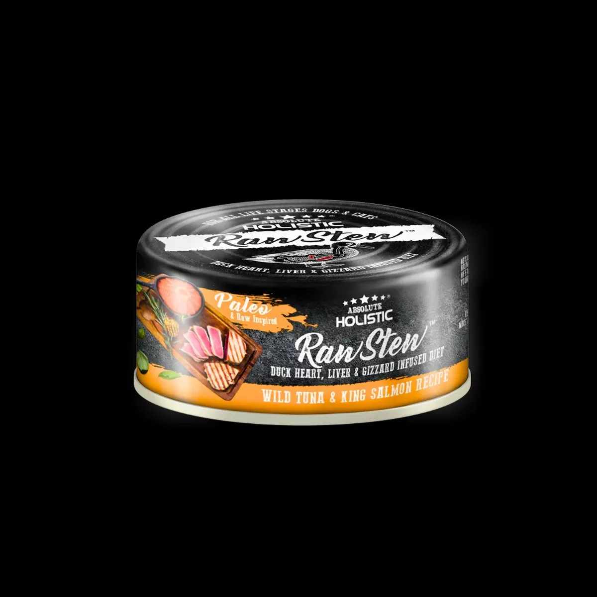 Absolute Holistic Wet Cat & Dog Food Raw Stew | Tuna & Salmon
