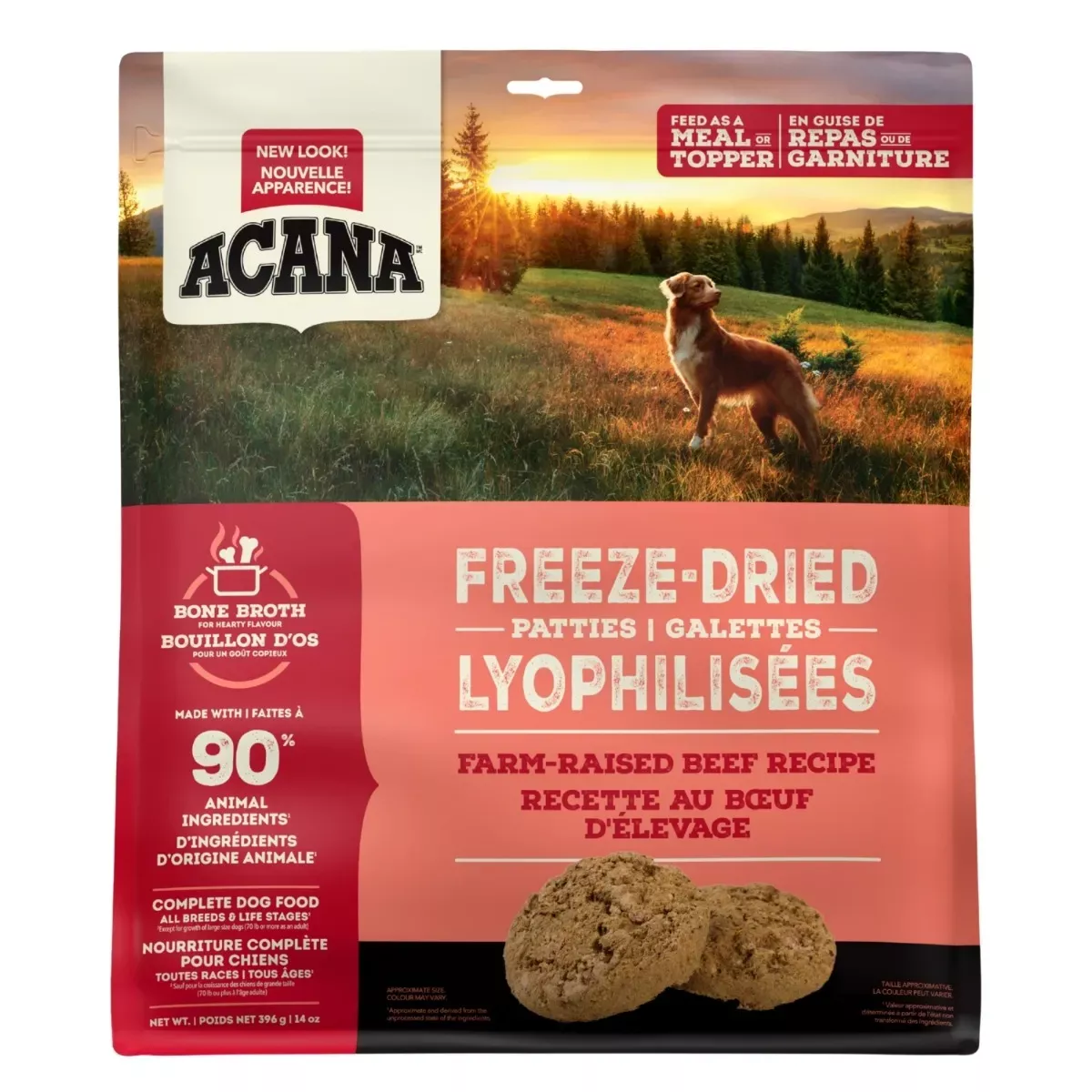 Acana Freeze-Dried Patties for Dogs - Beef Recipe
