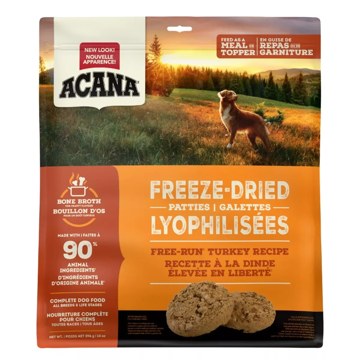 Acana Freeze-Dried Patties for Dogs - Turkey Recipe
