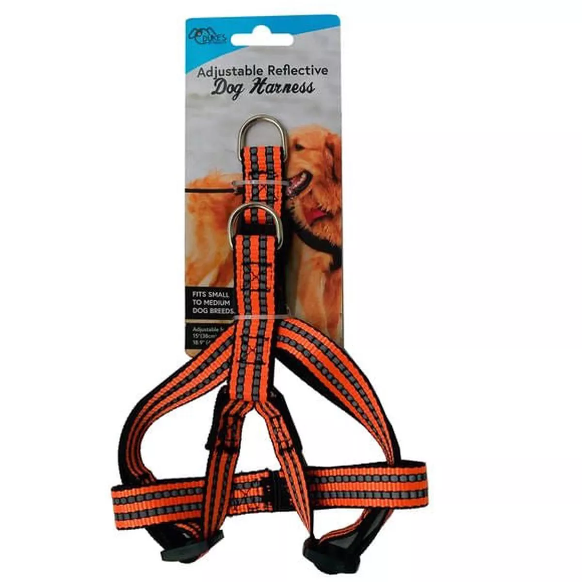 Adjustable Reflective Dog Harness, Assorted Colors, Up to 25 lbs