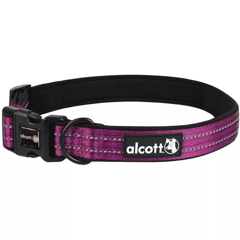 Alcott Adventure Dog Collar – X-Large 22-30″ – Purple