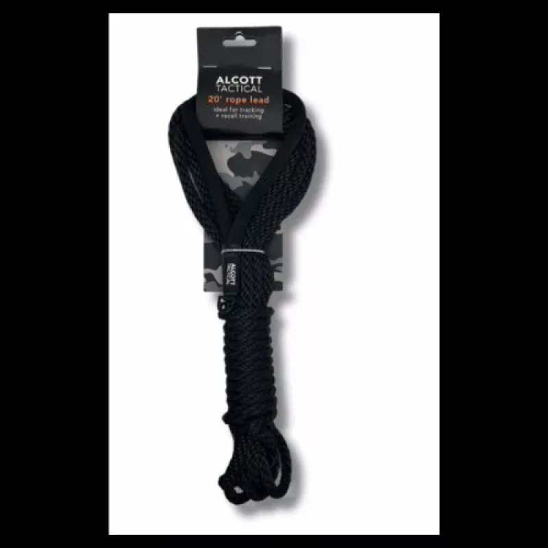 Alcott Tactical Rope Leash Black
