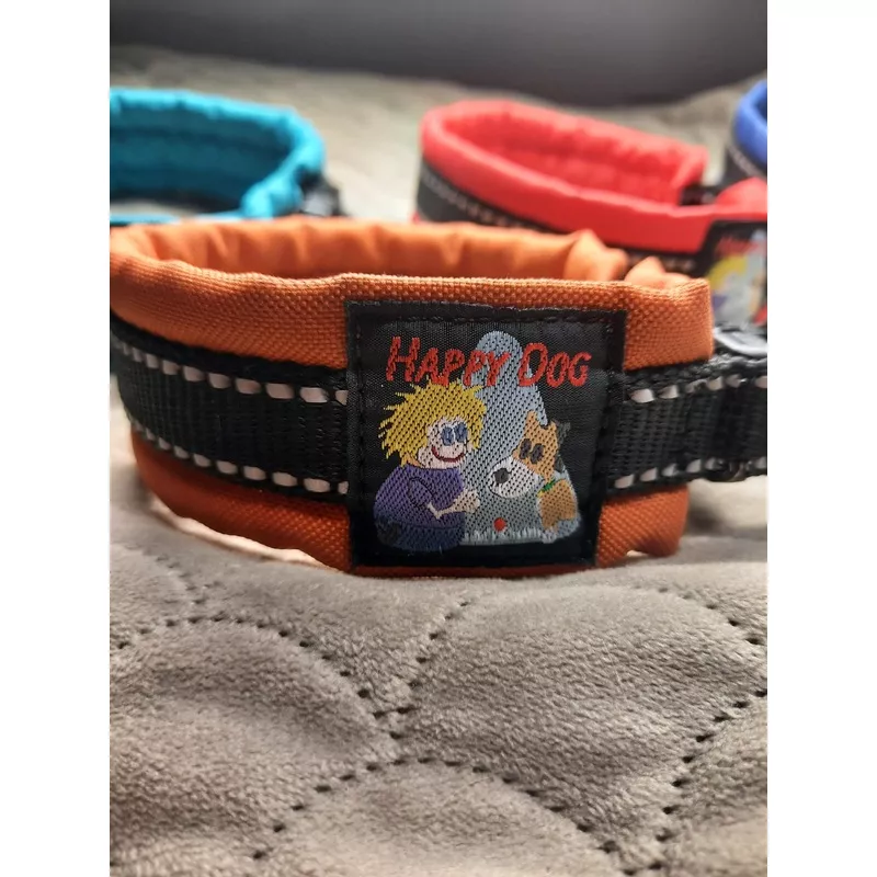 ALE -30% Happy Dog Collar with a Quick-Release Buckle, 4cm wide Black