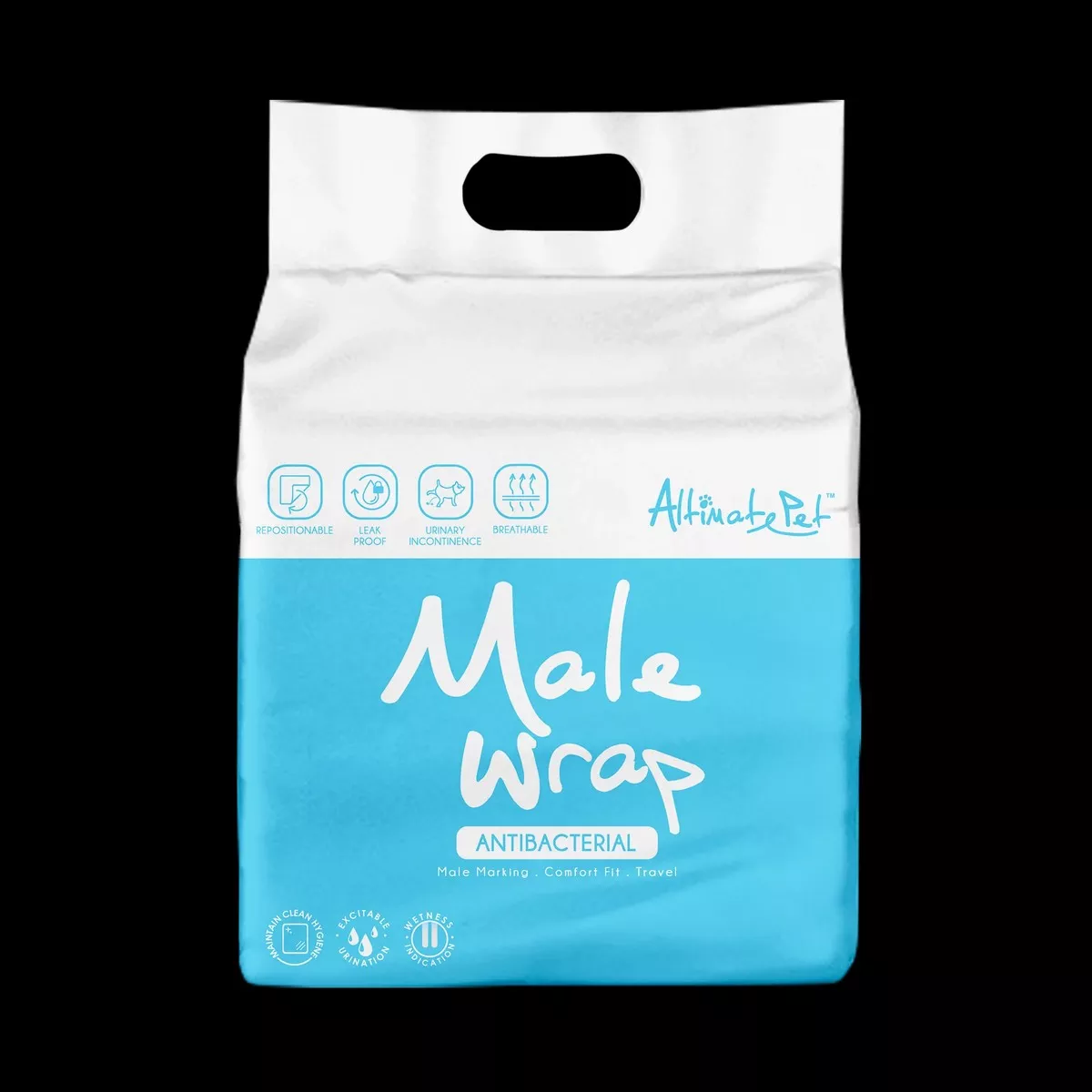 Altimate Pet Disposable Male Wrap For Male Dogs