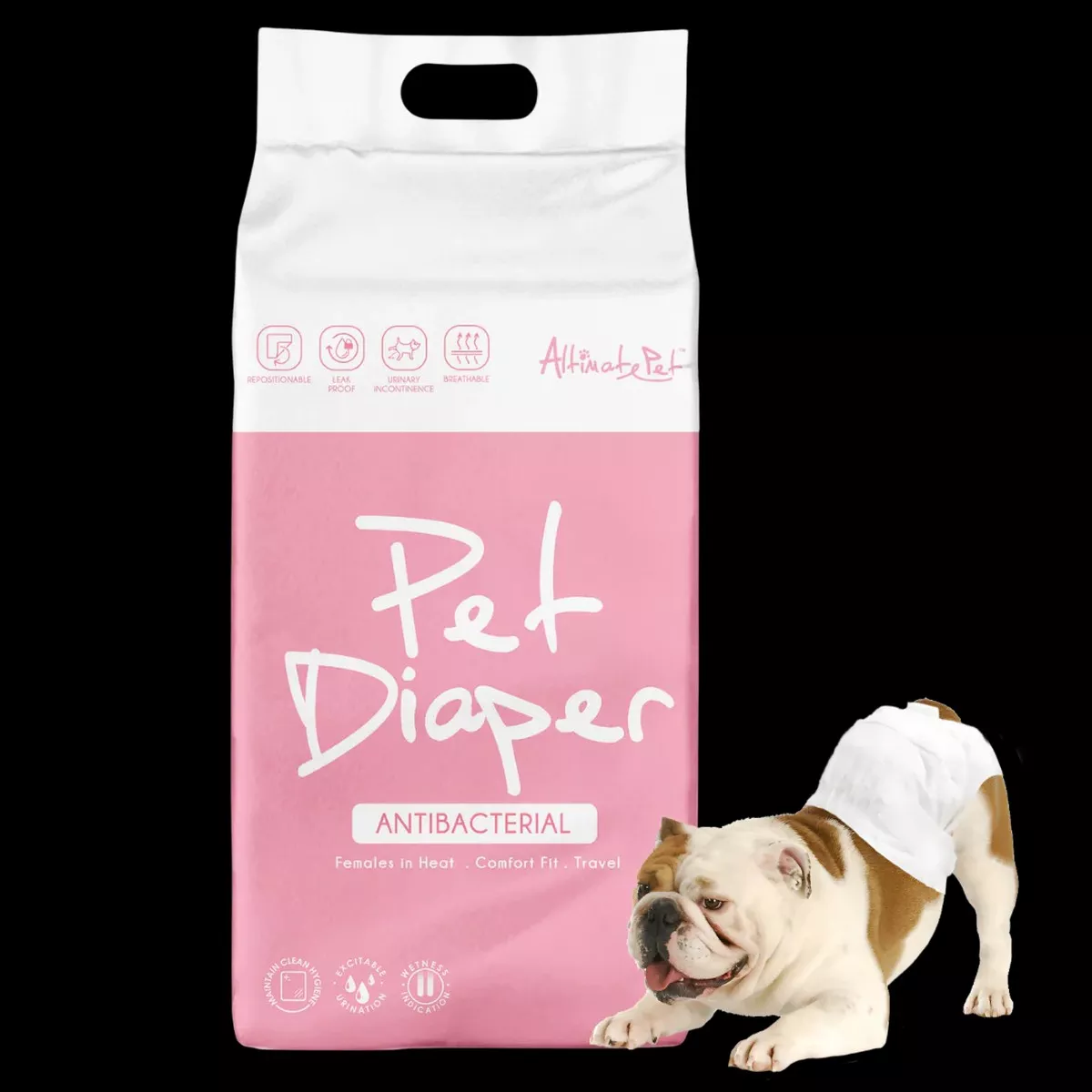 Altimate Pet Disposable Pet Diapers For Female Dogs