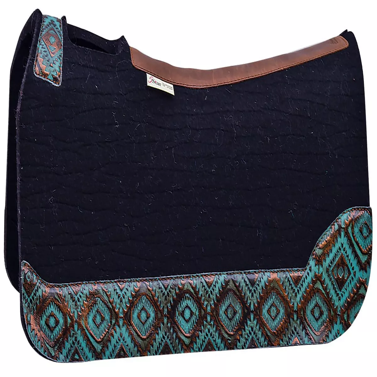 "Amarillo" 5 Star Western Saddle Pad, 30" x 30"