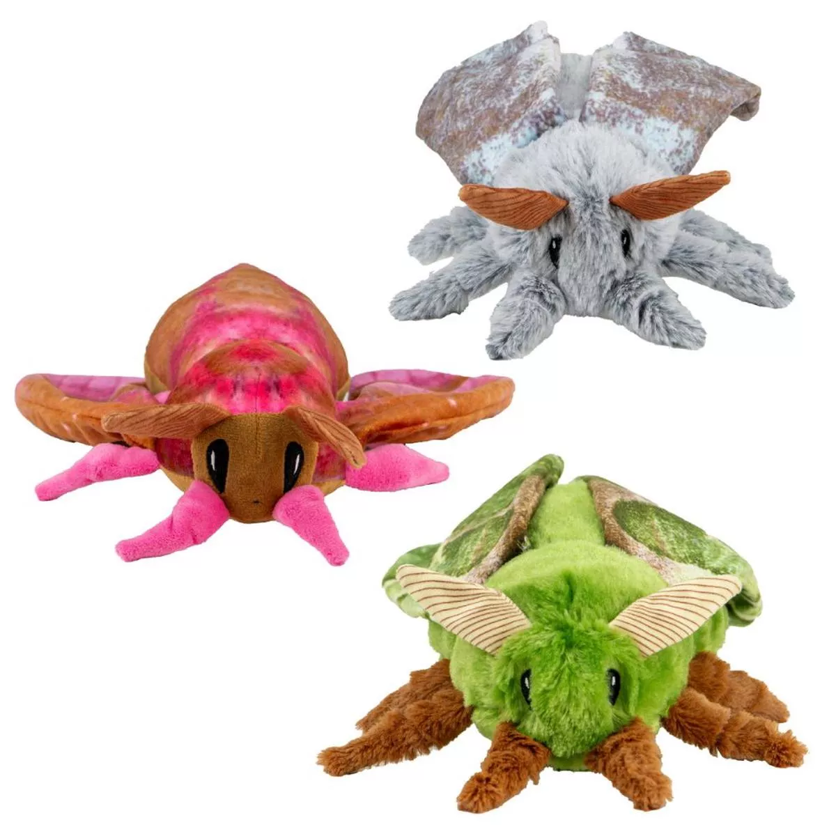 Ancol 29cm Cuddle Fluffy Moths Dog Toy
