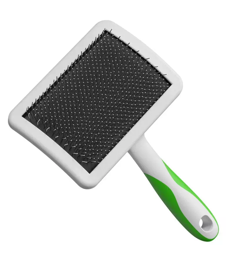Andis Firm Pet Slicker Grooming Brush Anti-Slip Deshedding & Mat Removal Tool