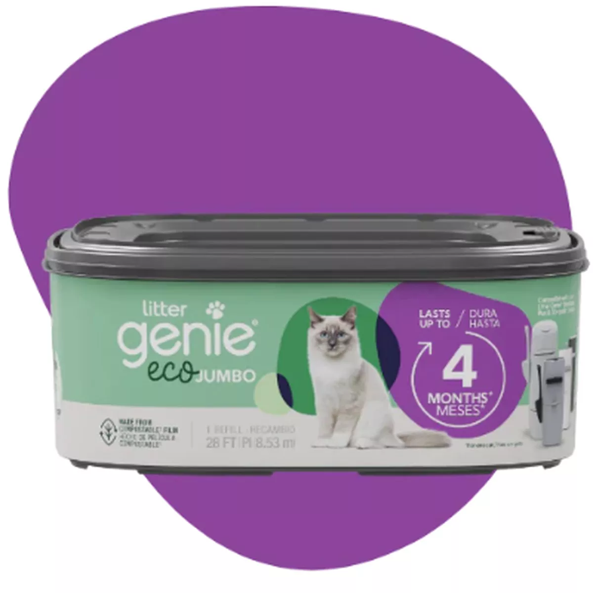 Angelcare Litter Genie Eco Jumbo Compostable Bags Refill
