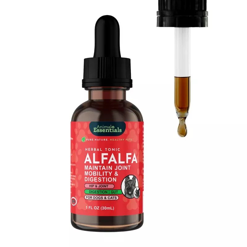 Animal Essentials Alfalfa Single Herb Tonic | Maintain Joint Mobility & Digestion