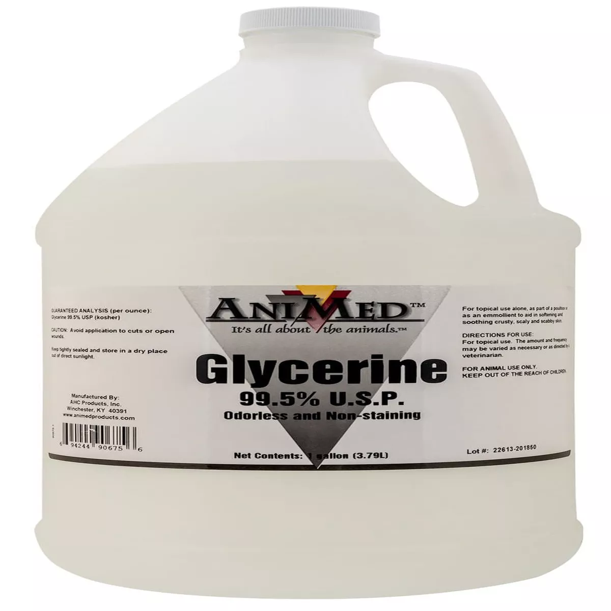 Animed Glycerine 99.5% for Horses & Cattle