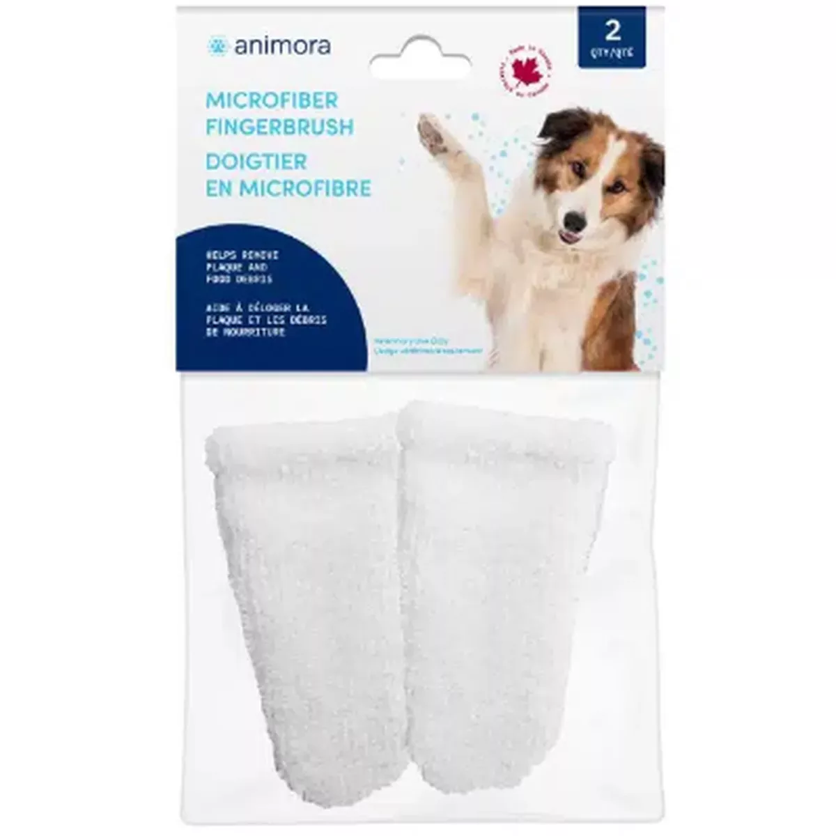 Animora Pet Microfiber Fingerbrush