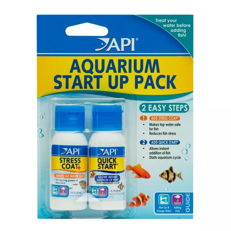API Aquarium Start Up Pack – Stress Coat & Quick Start (1oz bottles)