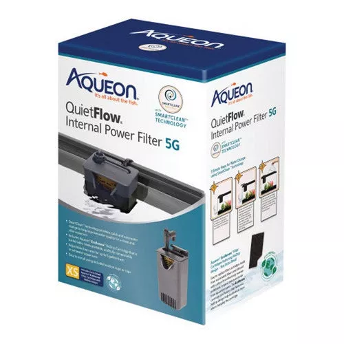 Aqueon, QuietFlow Internal Filter with SmartClean Technology, 1 Count / Extra Small
