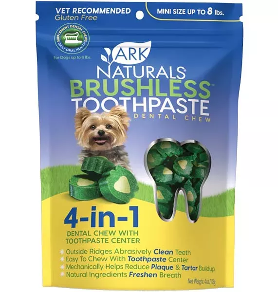 Ark Naturals Brushless Toothpaste Mini Dental Chew