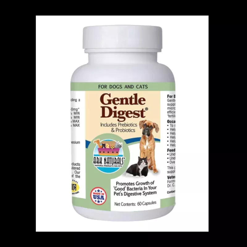Ark Naturals Gentle Digest Dog & Cat Capsules 60ct