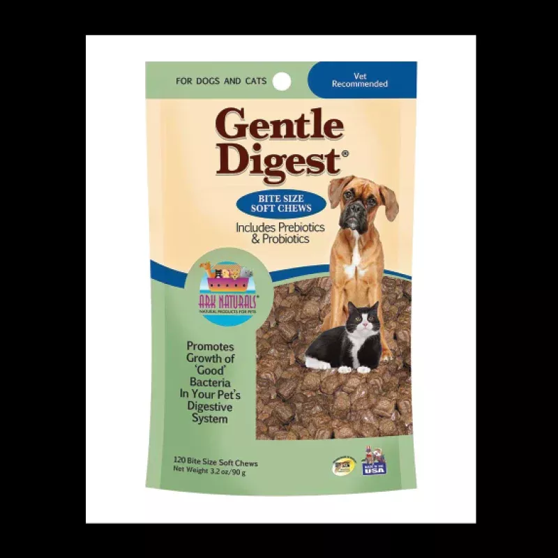Ark Naturals Gentle Digest Dog & Cat Soft Chews 120ct