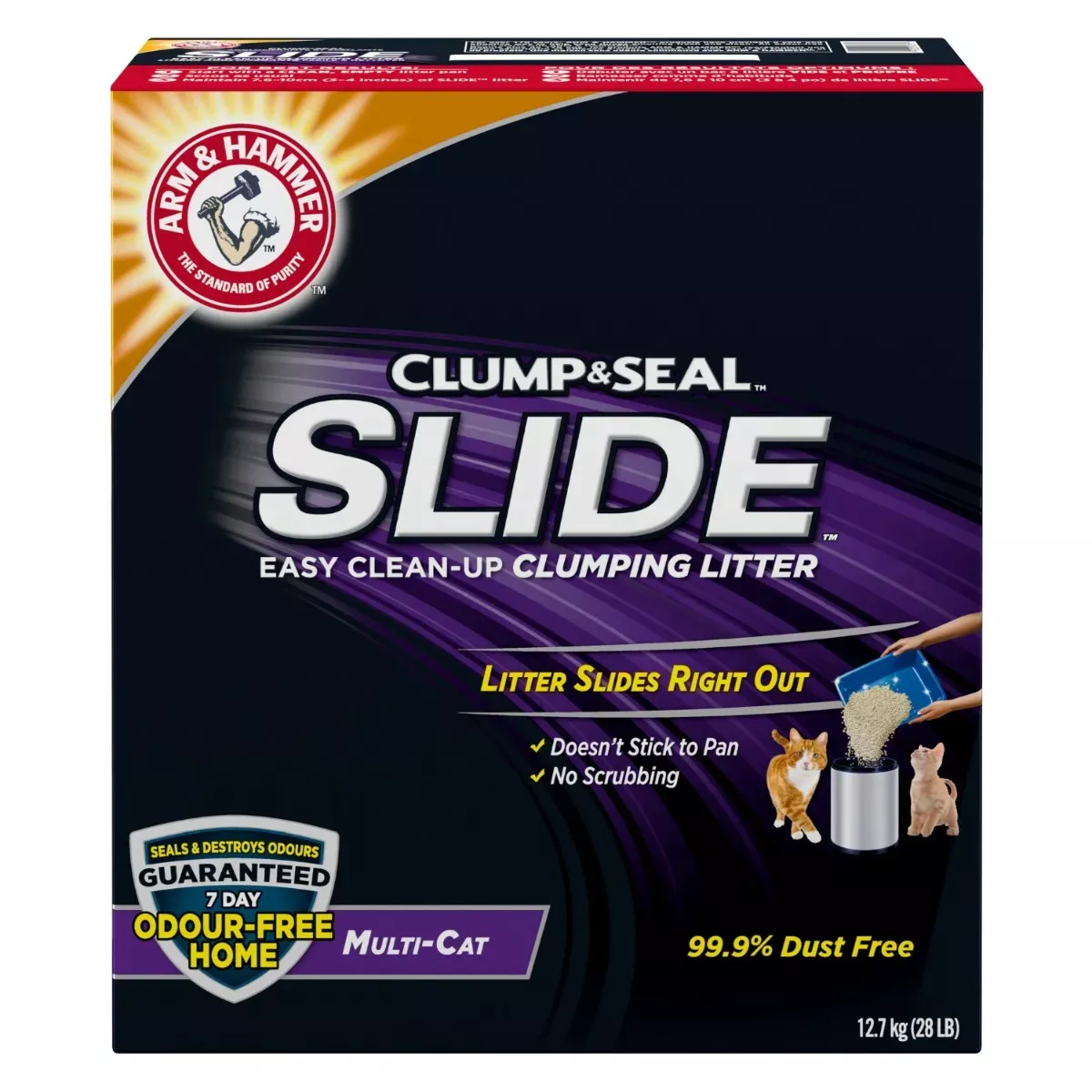 Arm & Hammer Clump & Seal SLIDE Easy Clean-Up Cat Litter
