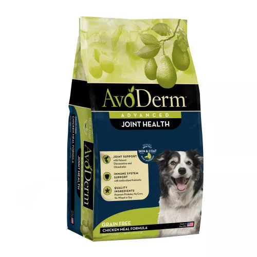Avoderm, AvoDerm Natural Advanced Joint Health Chicken Meal Formula - Grain Free Adult Dry Dog Food, 1 Each/4 lb