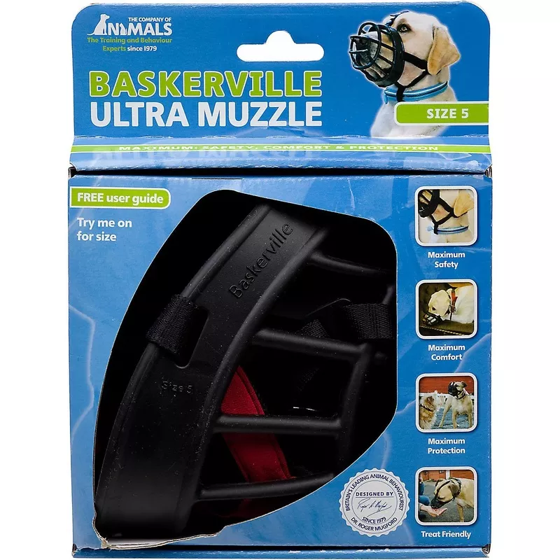 Baskerville Ultra MuzzleBlackSize 5
