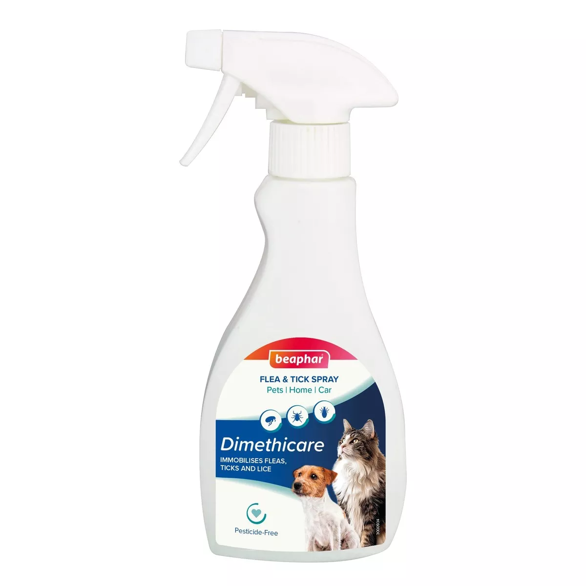 Beaphar Dimethicare Flea & Tick Spray for Pets Home and Car 250ml