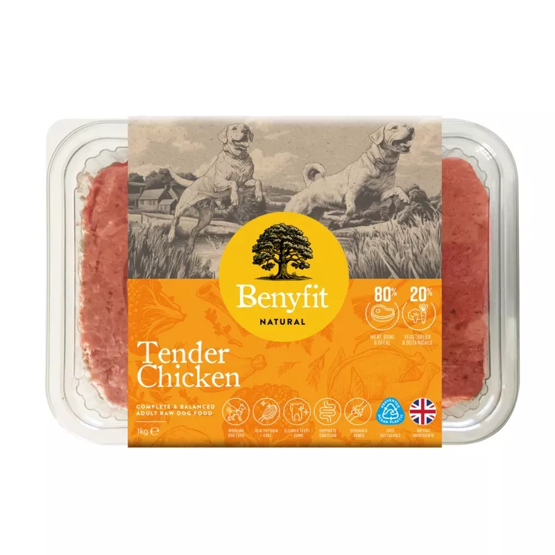Benyfit Natural Complete RAW Dog Food – Tender Chicken