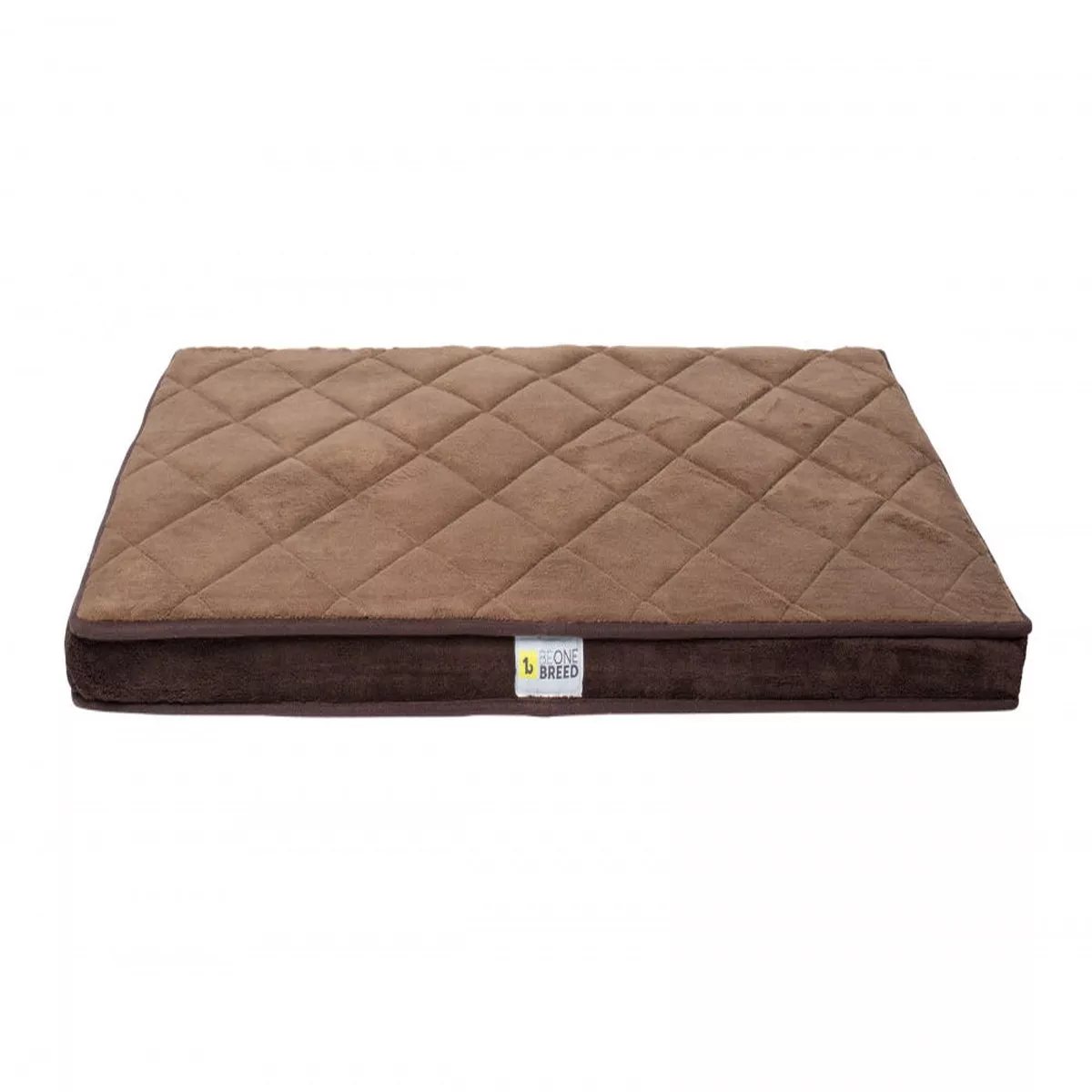 BeOneBreed Brown Diamond Pet Bed for Dogs & Cats