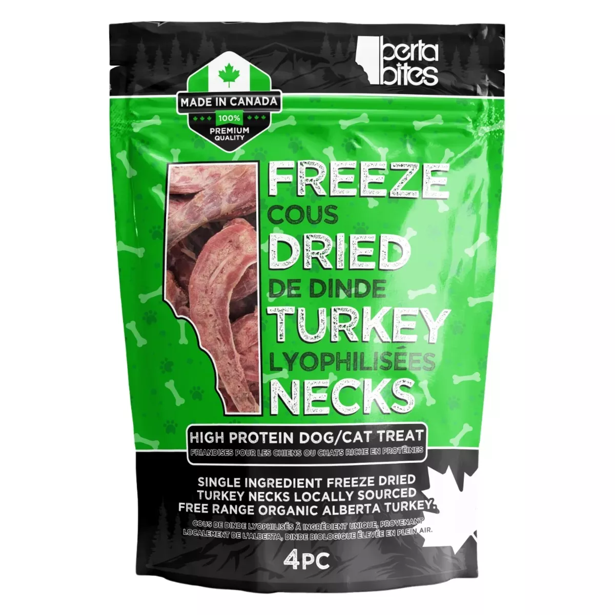 Berta Bites Freeze-Dried Pet Treats - Turkey Necks