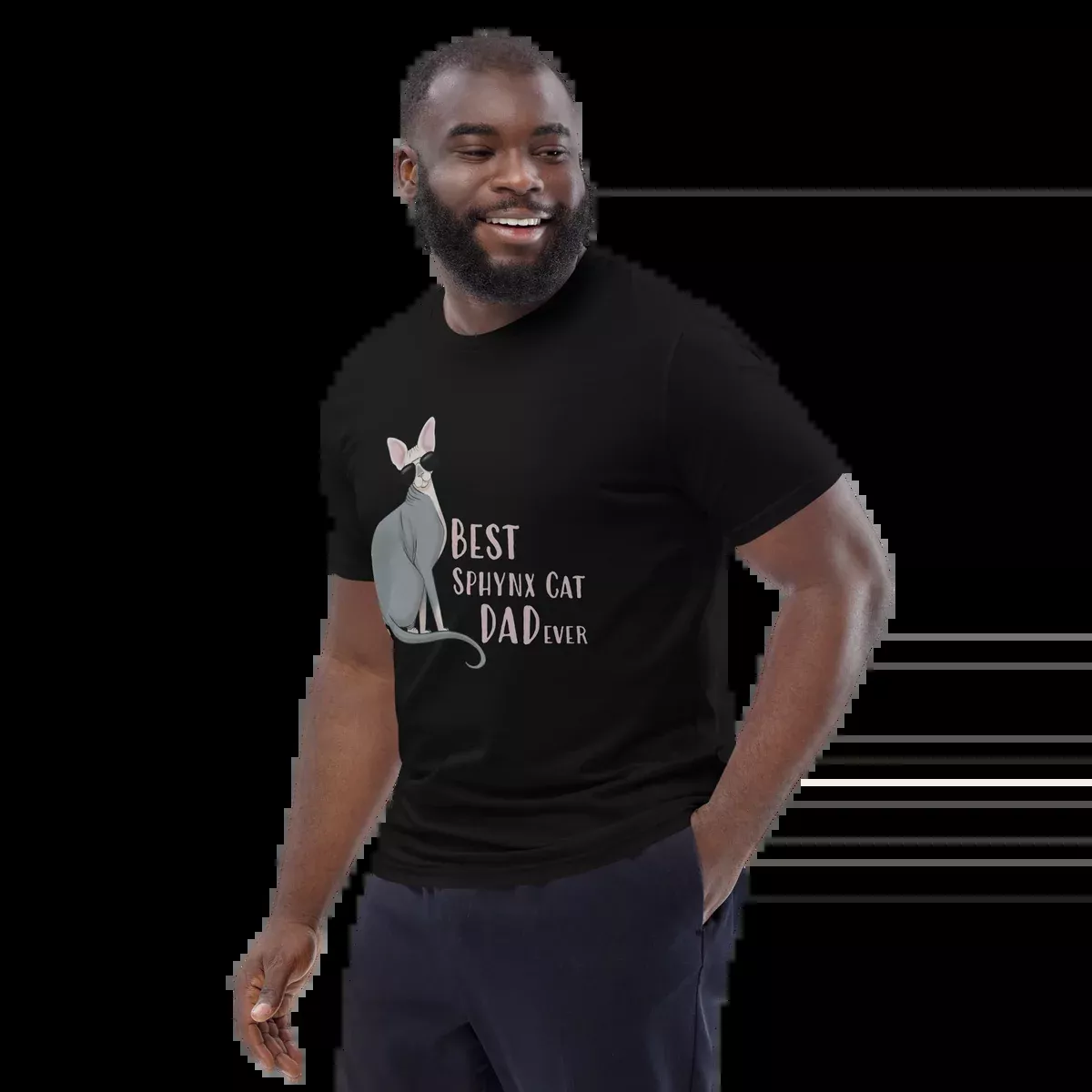 "BEST SPHYNX CAT DAD" UNISEX ECO TEE